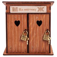 Копилка туалет 2 кабинки "На ипотеку" окрашенная во Рубцовске